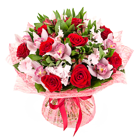 Купить букет из орхидей и роз с доставкой по Усть-Абакану