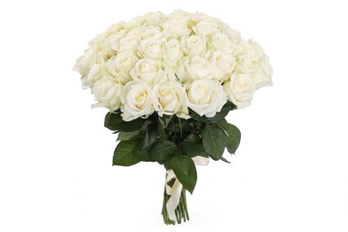 Заказать с доставкой 41 белую розу по Усть-Абакану